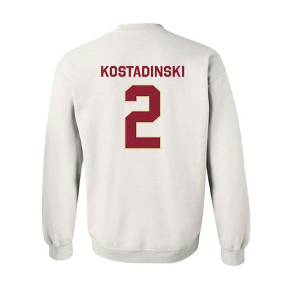 Boston College - NCAA Men's Ice Hockey : Kristian Kostadinski - Classic Shersey Crewneck Sweatshirt-1