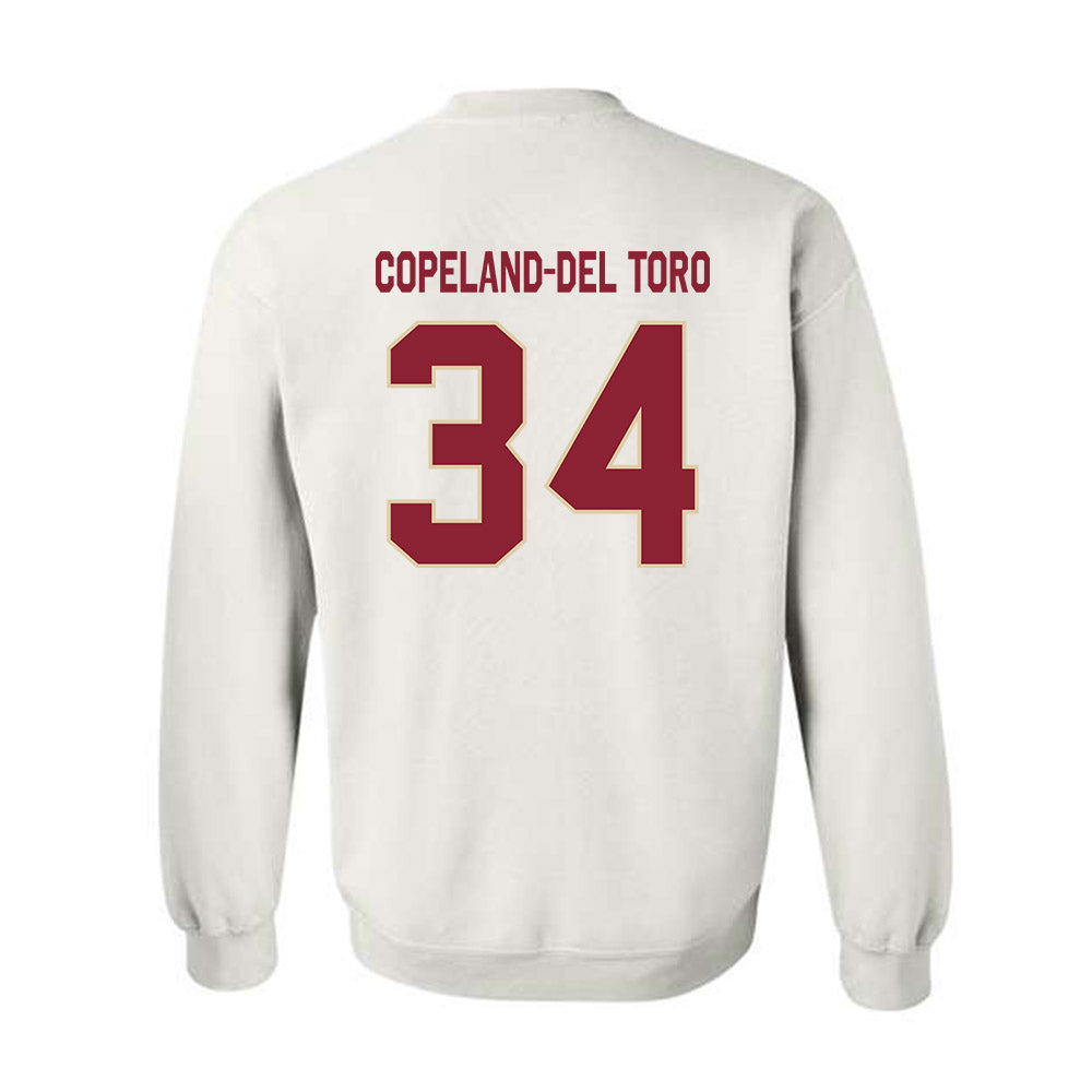 Boston College - NCAA Men's Soccer : Bryce Copeland-Del Toro - Classic Shersey Crewneck Sweatshirt-1