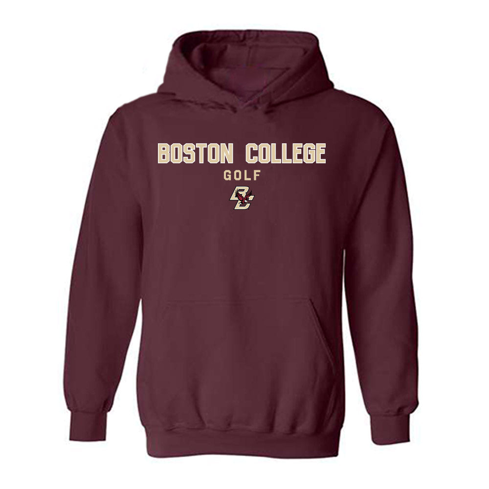 Boston College - NCAA Men's Golf : Tony Yin - Classic Shersey Hooded Sweatshirt-0