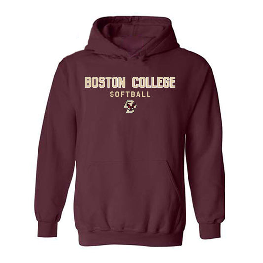 Boston College - NCAA Softball : Avery Peakes - Classic Shersey Hooded Sweatshirt-0