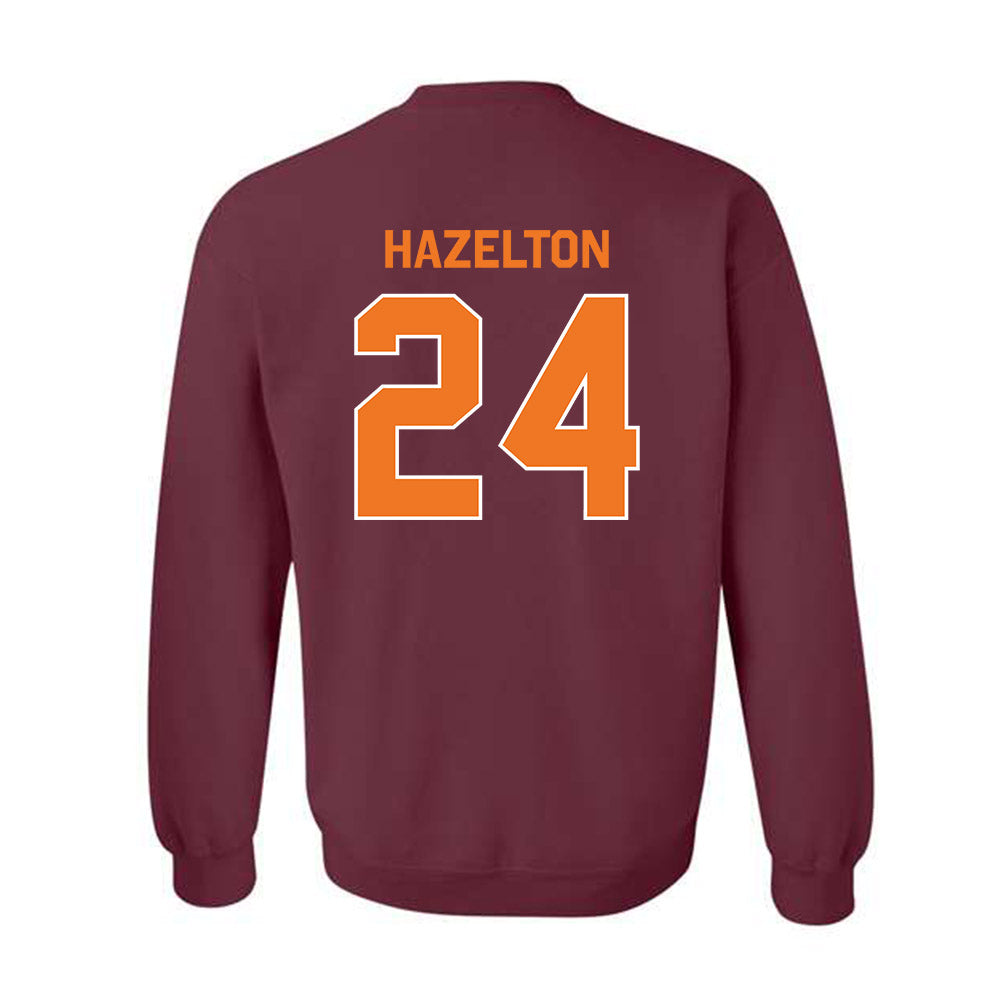 Virginia Tech - NCAA Women's Volleyball : Reese Hazelton - Classic Shersey Crewneck Sweatshirt-1