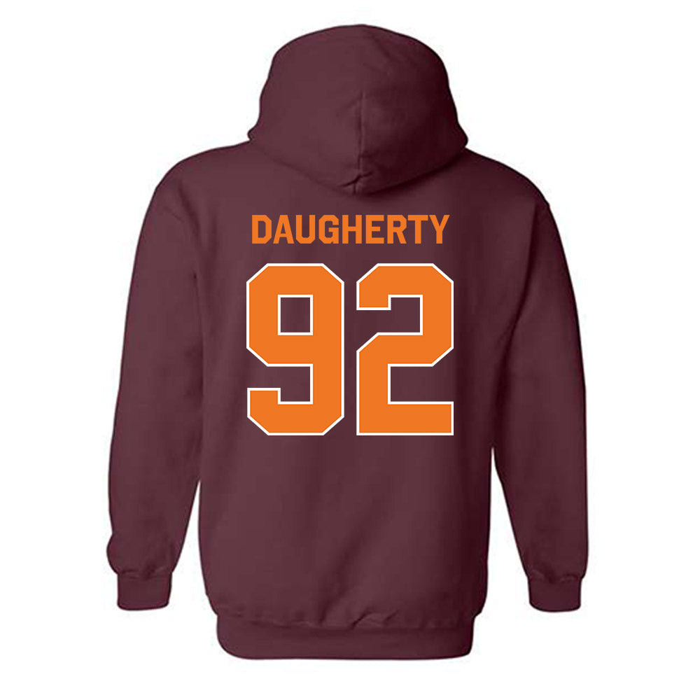 Virginia Tech - NCAA Football : Aiden Daugherty - Classic Shersey Hooded Sweatshirt-3