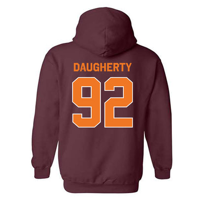 Virginia Tech - NCAA Football : Aiden Daugherty - Classic Shersey Hooded Sweatshirt-3
