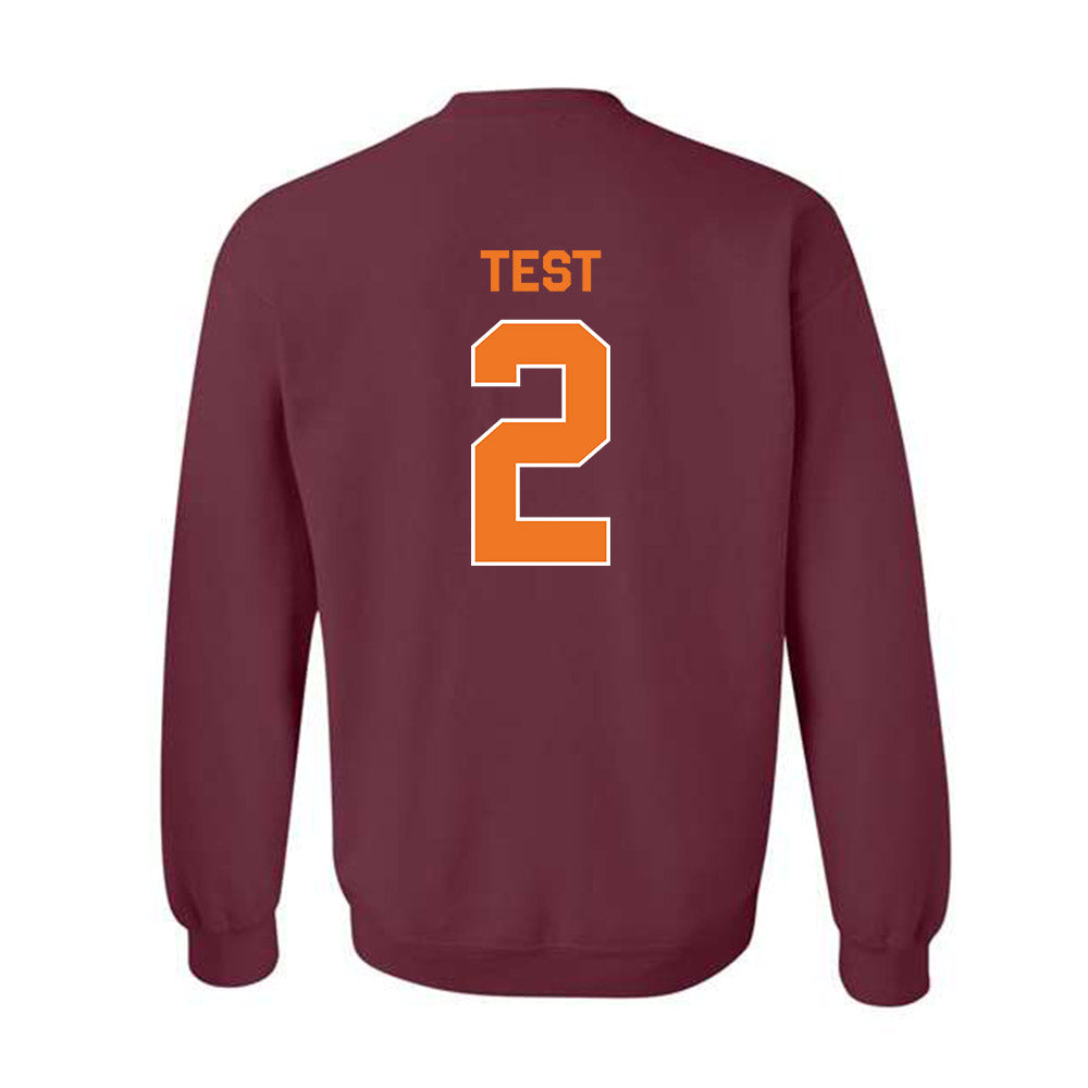 Virginia Tech - NCAA Baseball : Karthik Test - Classic Shersey Crewneck Sweatshirt-3