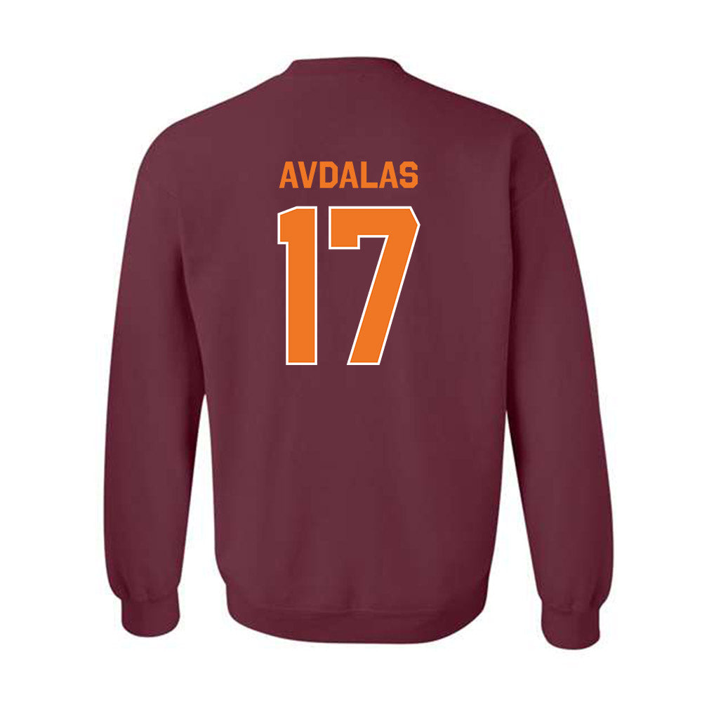 Virginia Tech - NCAA Men's Basketball : Neoklis Avdalas - Classic Shersey Crewneck Sweatshirt-1