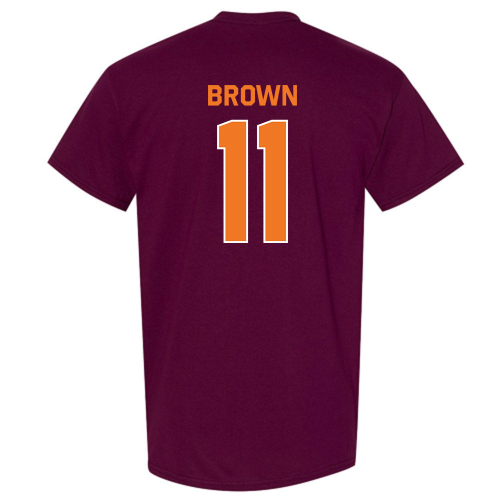 Virginia Tech - NCAA Football : Davion Brown - Classic Shersey T-Shirt-3
