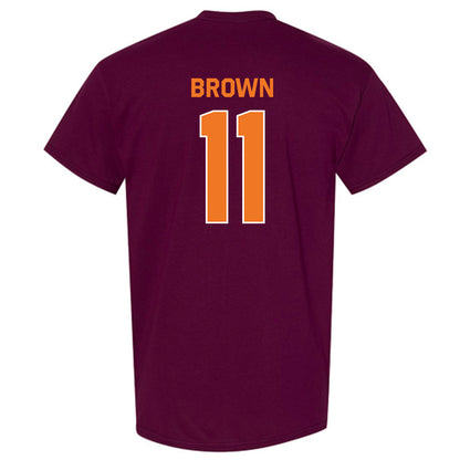 Virginia Tech - NCAA Football : Davion Brown - Classic Shersey T-Shirt-3