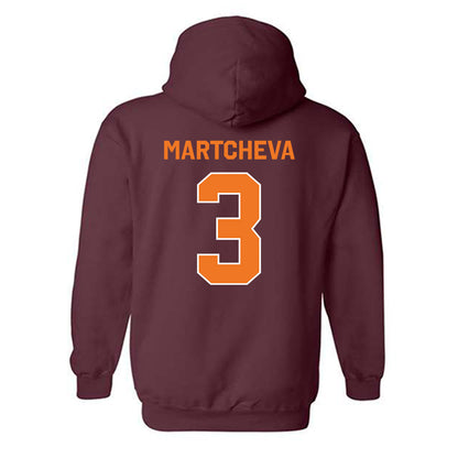 Virginia Tech - NCAA Women's Volleyball : Santina Martcheva - Classic Shersey Hooded Sweatshirt-3