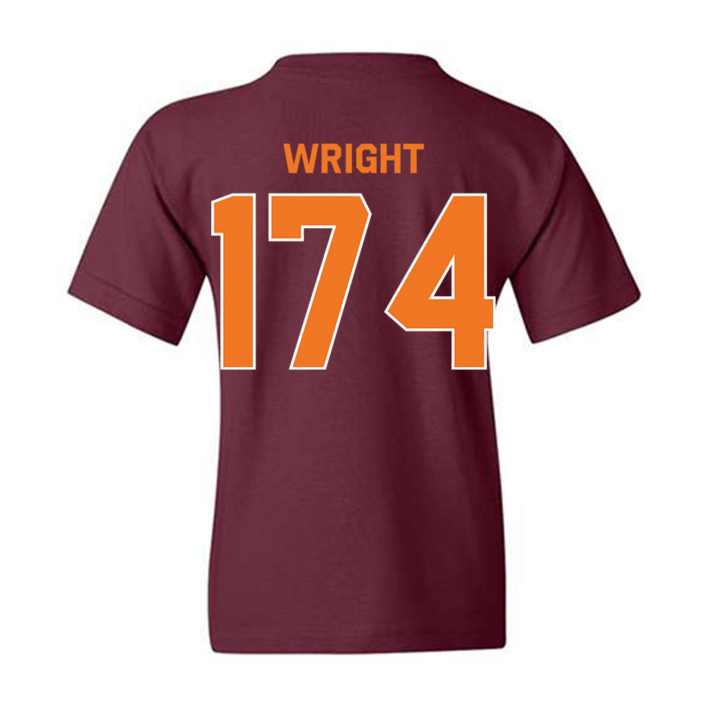Virginia Tech - NCAA Wrestling : Gage Wright - Classic Shersey Youth T-Shirt-1