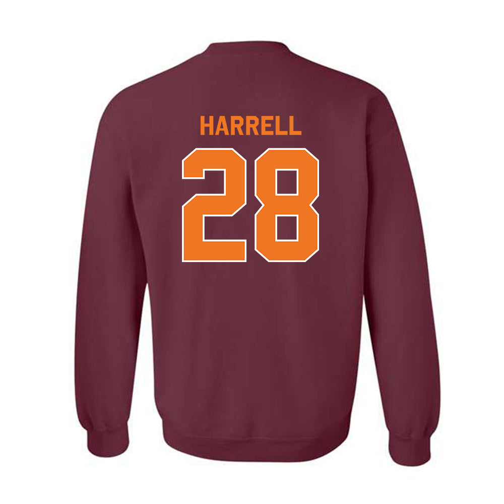 Virginia Tech - NCAA Football : Knahlij Harrell - Classic Shersey Crewneck Sweatshirt-3