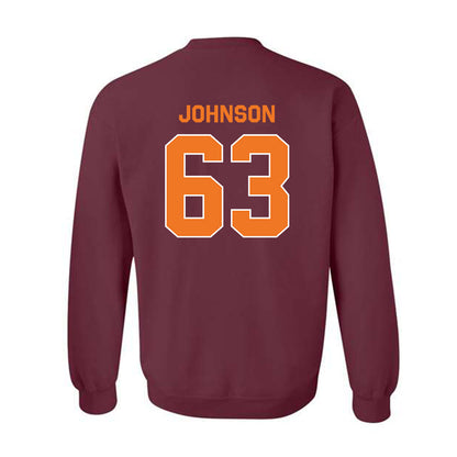 Virginia Tech - NCAA Football : Kamren Johnson - Classic Shersey Crewneck Sweatshirt-3