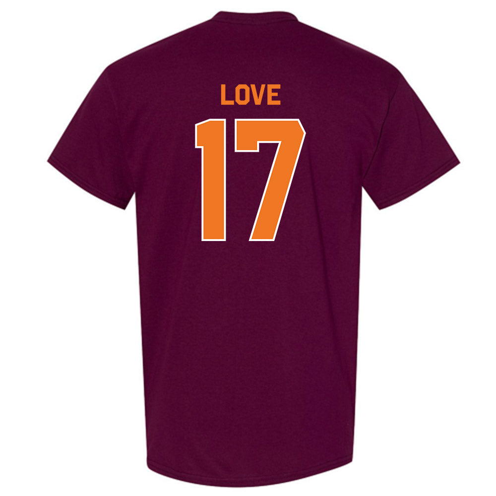 Virginia Tech - NCAA Football : John Love - Classic Shersey T-Shirt-3
