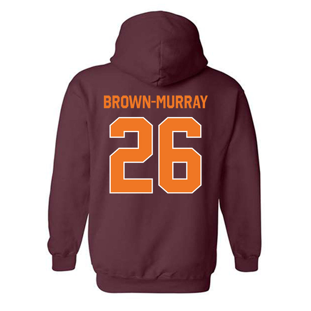 Virginia Tech - NCAA Football : Isaiah Brown-Murray - Classic Shersey Hooded Sweatshirt-1
