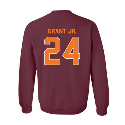 Virginia Tech - NCAA Football : Tyrell Grant Jr. - Classic Shersey Crewneck Sweatshirt-3