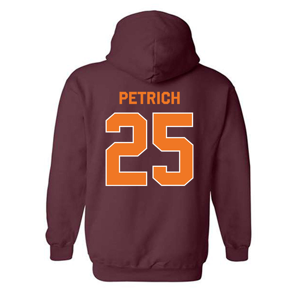 Virginia Tech - NCAA Baseball : Owen Petrich - Classic Shersey Hooded Sweatshirt-1