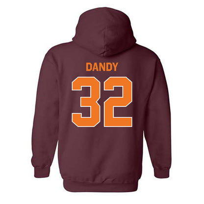 Virginia Tech - NCAA Football : Deric Dandy - Classic Shersey Hooded Sweatshirt-3