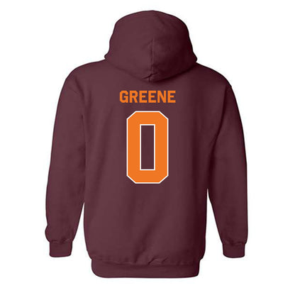 Virginia Tech - NCAA Football : Ayden Greene - Classic Shersey Hooded Sweatshirt-3