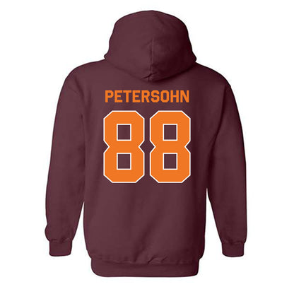 Virginia Tech - NCAA Football : Pierce Petersohn - Classic Shersey Hooded Sweatshirt-3