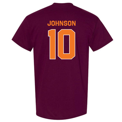Virginia Tech - NCAA Men's Basketball : Tyler Johnson - Classic Shersey T-Shirt-1