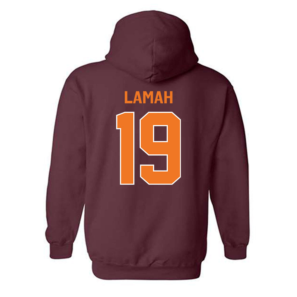 Virginia Tech - NCAA Football : Mathieu Lamah - Classic Shersey Hooded Sweatshirt-3