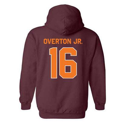 Virginia Tech - NCAA Football : Jeffrey Overton Jr. - Classic Shersey Hooded Sweatshirt-3