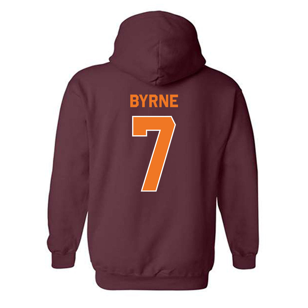 Virginia Tech - NCAA Women's Lacrosse : Keelin Byrne - Classic Shersey Hooded Sweatshirt-3