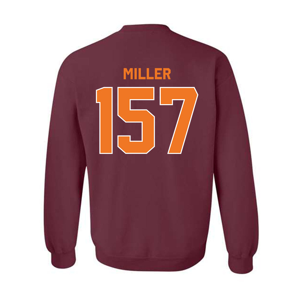 Virginia Tech - NCAA Wrestling : Ethen Miller - Classic Shersey Crewneck Sweatshirt-1