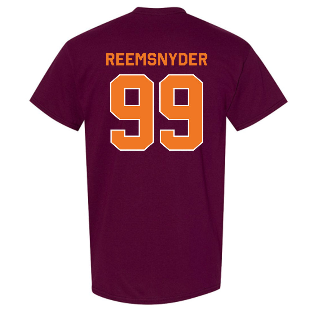 Virginia Tech - NCAA Football : Cole Reemsnyder - Classic Shersey T-Shirt-3