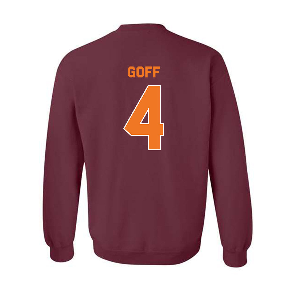 Virginia Tech - NCAA Women's Basketball : Natalee Goff - Classic Shersey Crewneck Sweatshirt-3
