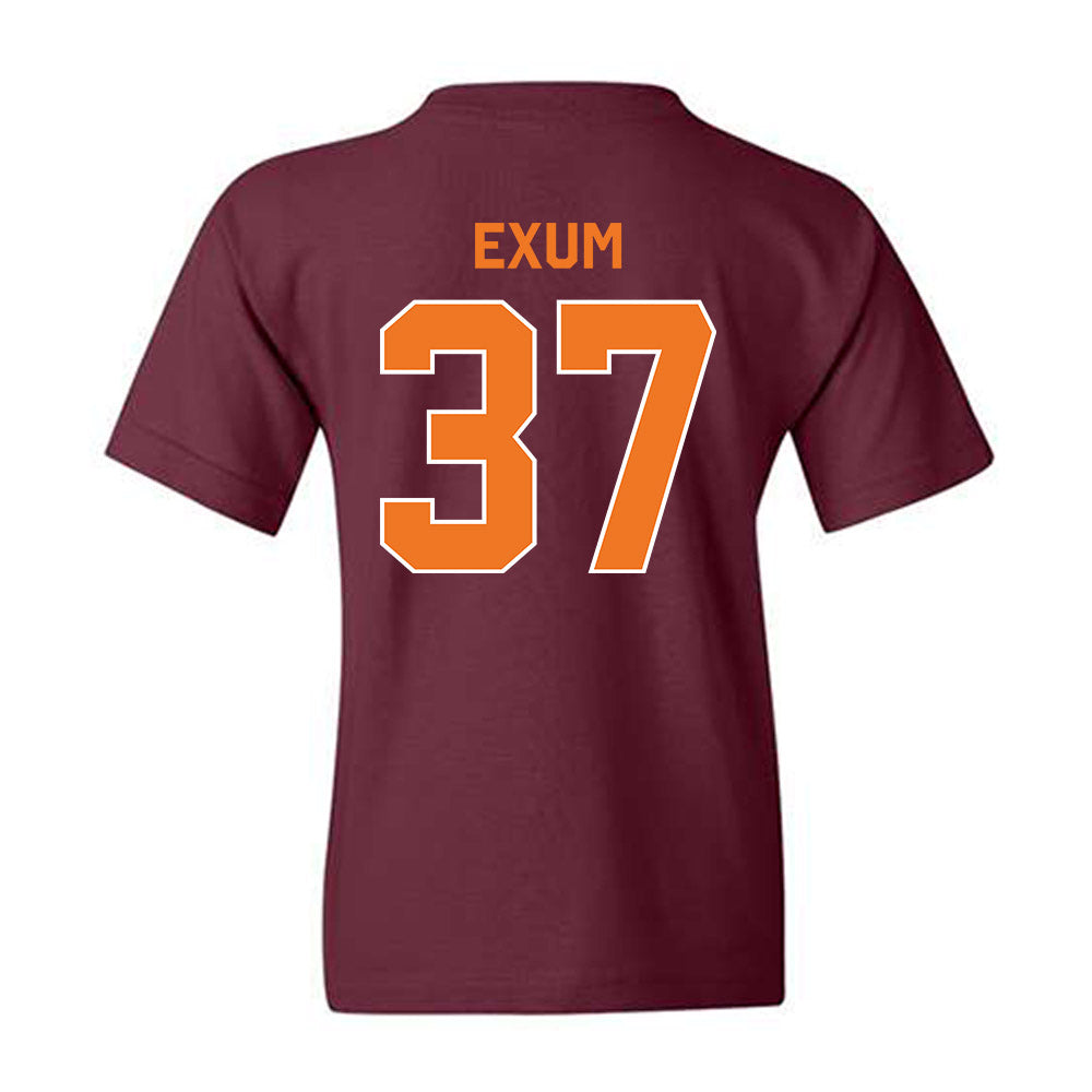 Virginia Tech - NCAA Baseball : Jacob Exum - Classic Shersey Youth T-Shirt-1
