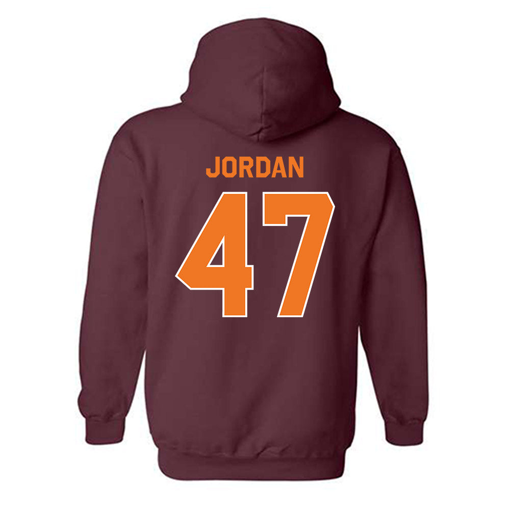 Virginia Tech - NCAA Baseball : Mycah Jordan - Classic Shersey Hooded Sweatshirt-1