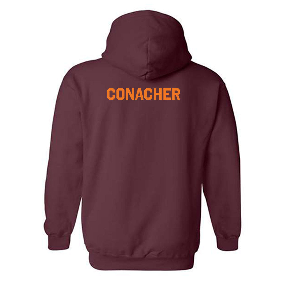 Virginia Tech - NCAA Men's Track & Field : Ben Conacher - Classic Shersey Hooded Sweatshirt-1