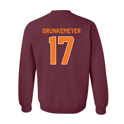 Virginia Tech - NCAA Football : Ethan Grunkemeyer - Classic Shersey Crewneck Sweatshirt-3
