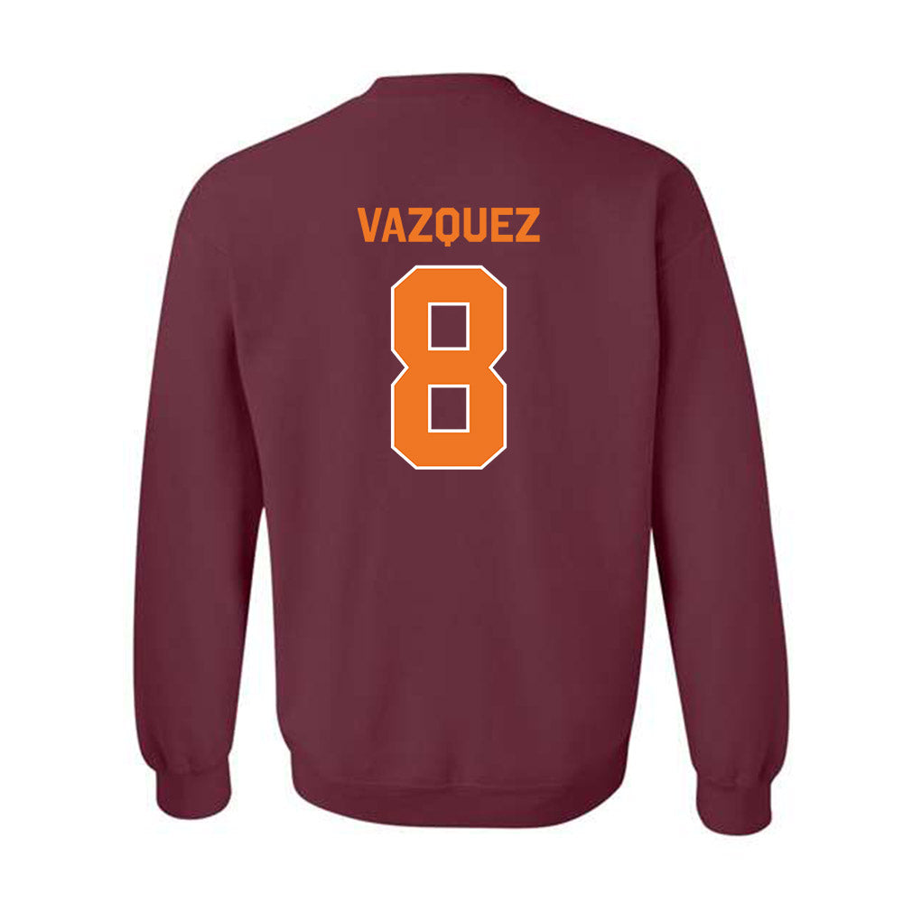 Virginia Tech - NCAA Men's Soccer : Chase Vazquez - Classic Shersey Crewneck Sweatshirt-3