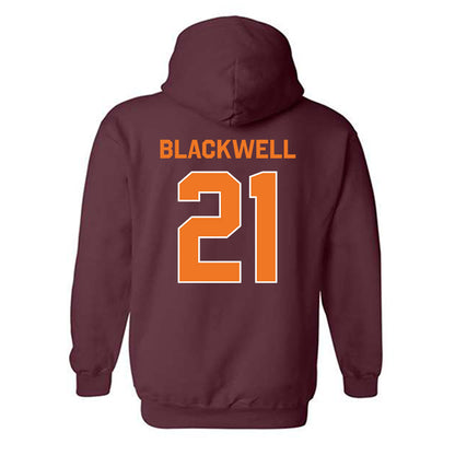 Virginia Tech - NCAA Softball : Lyla Blackwell - Classic Shersey Hooded Sweatshirt-1