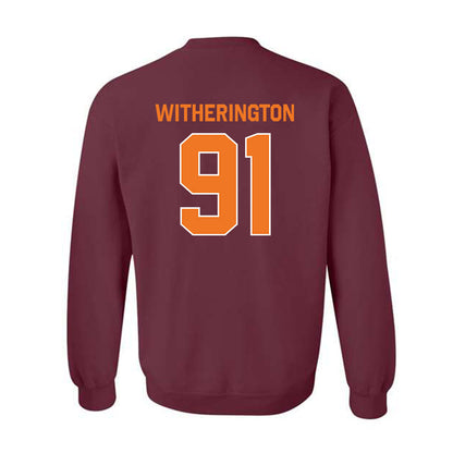Virginia Tech - NCAA Football : Garrett Witherington - Classic Shersey Crewneck Sweatshirt-1