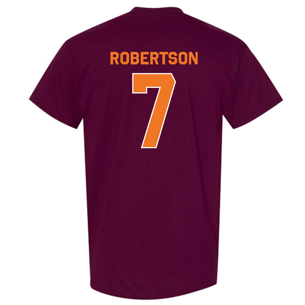 Virginia Tech - NCAA Women's Soccer : Ellie Robertson - Classic Shersey T-Shirt-1
