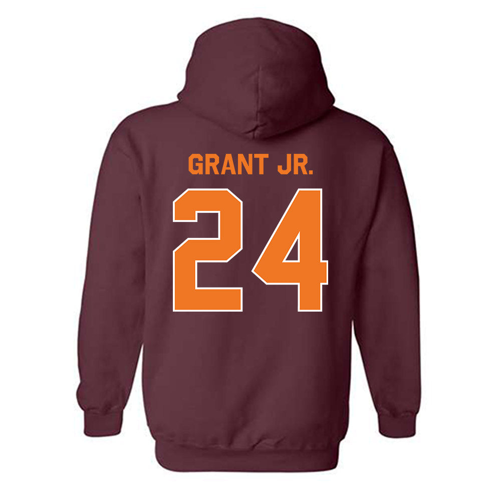 Virginia Tech - NCAA Football : Tyrell Grant Jr. - Classic Shersey Hooded Sweatshirt-3