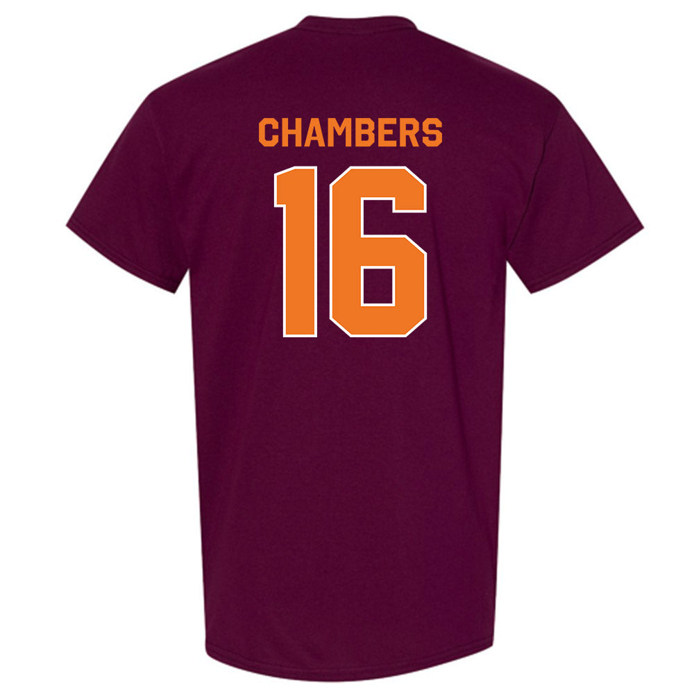Virginia Tech - NCAA Football : Noah Chambers - Classic Shersey T-Shirt-3