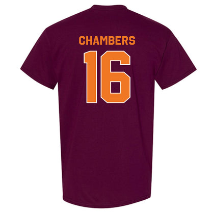 Virginia Tech - NCAA Football : Noah Chambers - Classic Shersey T-Shirt-3