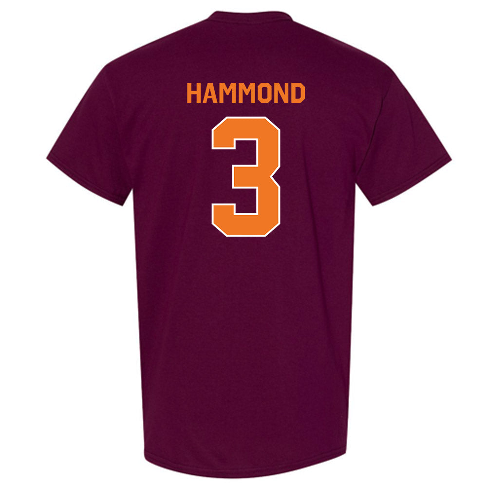 Virginia Tech - NCAA Men's Basketball : Ben Hammond - Classic Shersey T-Shirt-1
