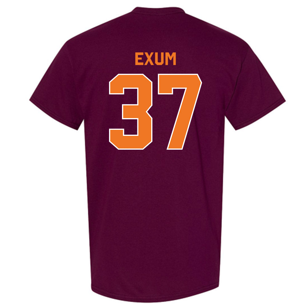 Virginia Tech - NCAA Baseball : Jacob Exum - Classic Shersey T-Shirt-1