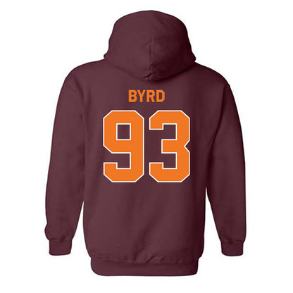 Virginia Tech - NCAA Football : Cole Byrd - Classic Shersey Hooded Sweatshirt-3