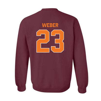 Virginia Tech - NCAA Baseball : Ben Weber - Classic Shersey Crewneck Sweatshirt-1
