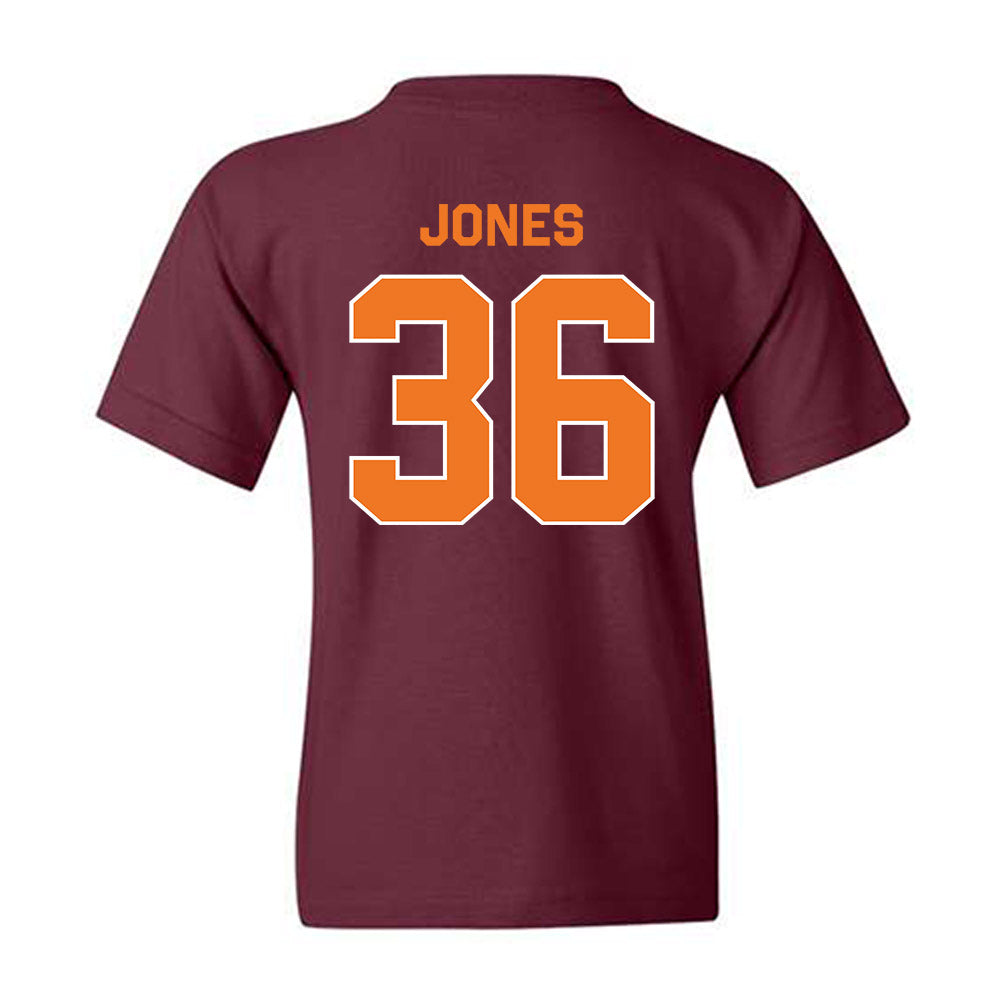 Virginia Tech - NCAA Football : Brody Jones - Classic Shersey Youth T-Shirt-1