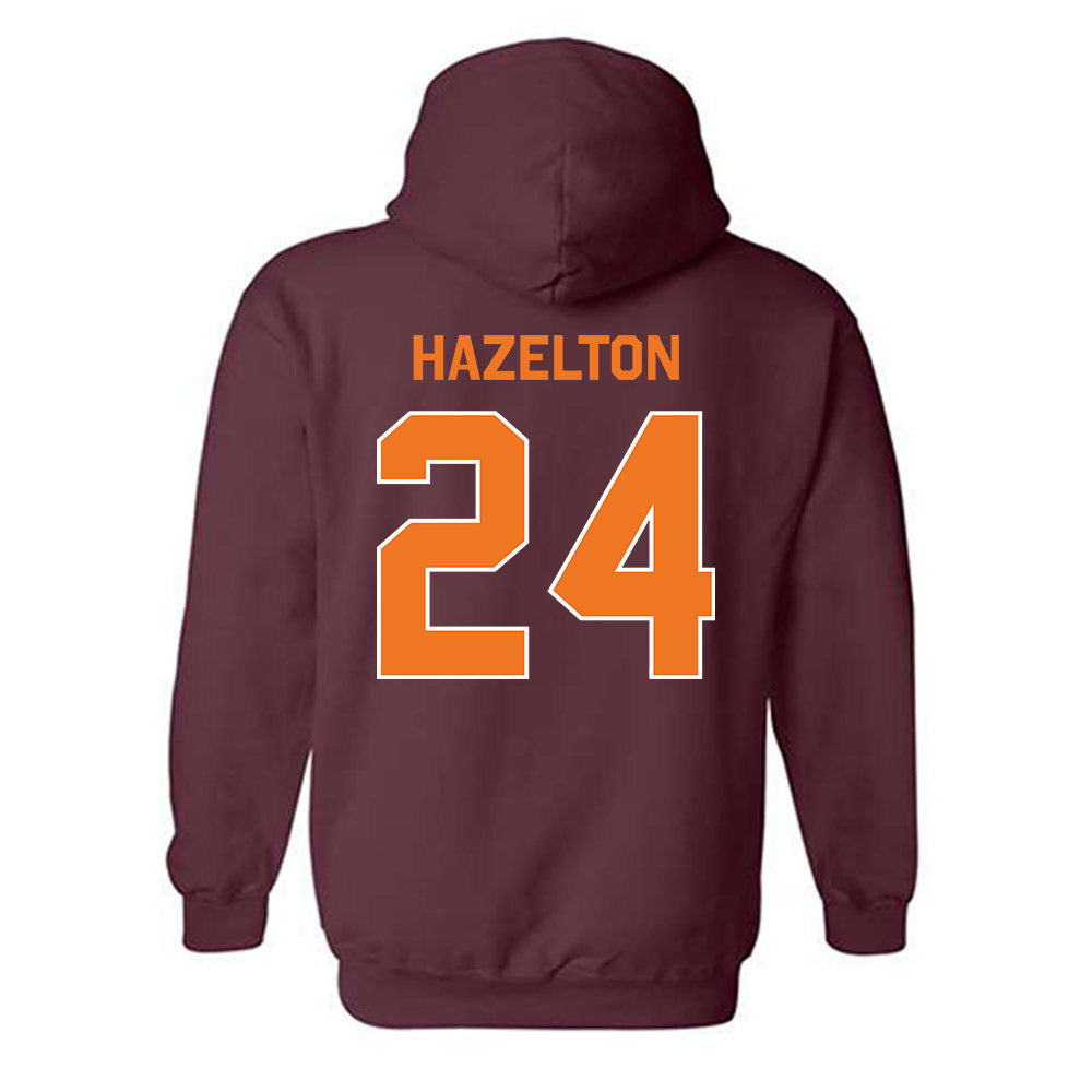 Virginia Tech - NCAA Women's Volleyball : Reese Hazelton - Classic Shersey Hooded Sweatshirt-1