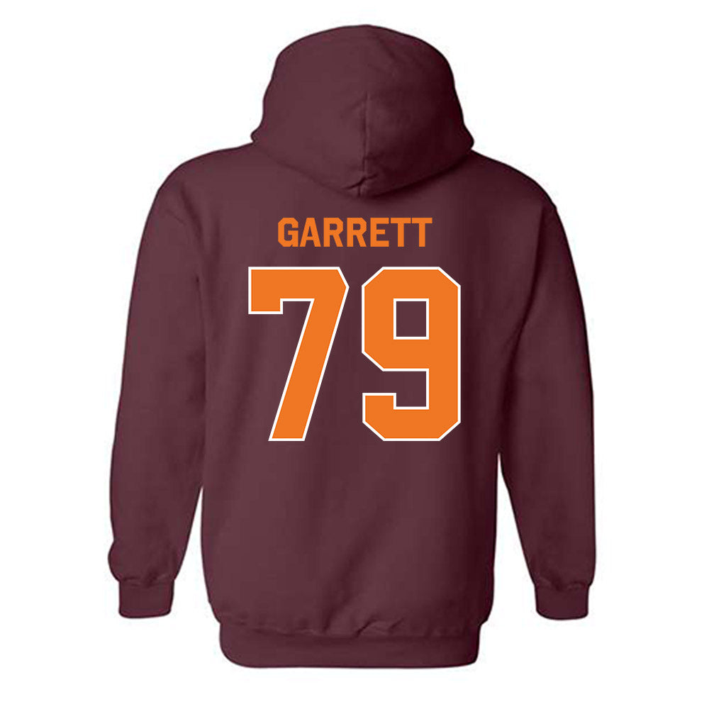 Virginia Tech - NCAA Football : Johnny Garrett - Classic Shersey Hooded Sweatshirt-3