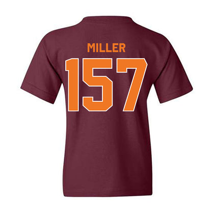 Virginia Tech - NCAA Wrestling : Ethen Miller - Classic Shersey Youth T-Shirt-1