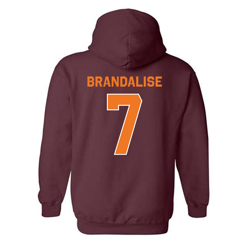 Virginia Tech - NCAA Women's Volleyball : Camilla Brandalise - Classic Shersey Hooded Sweatshirt-1