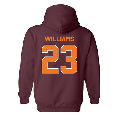 Virginia Tech - NCAA Football : Thomas Williams - Classic Shersey Hooded Sweatshirt-3